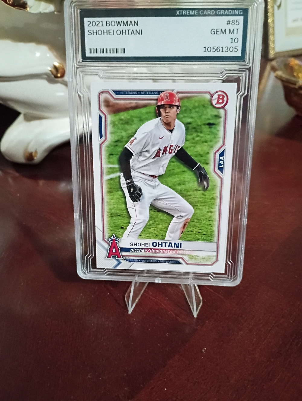 2021 Shohei Ohtani Baseball Card - Angels - White/Red